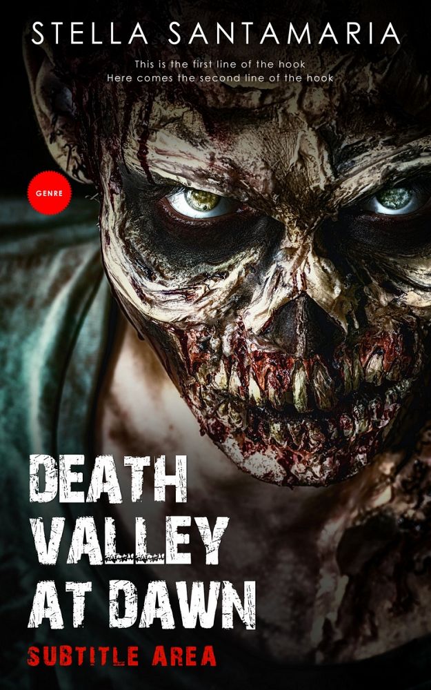 Front view of Zeus #5256 - Premade Horror Book Cover | BookCoverZone