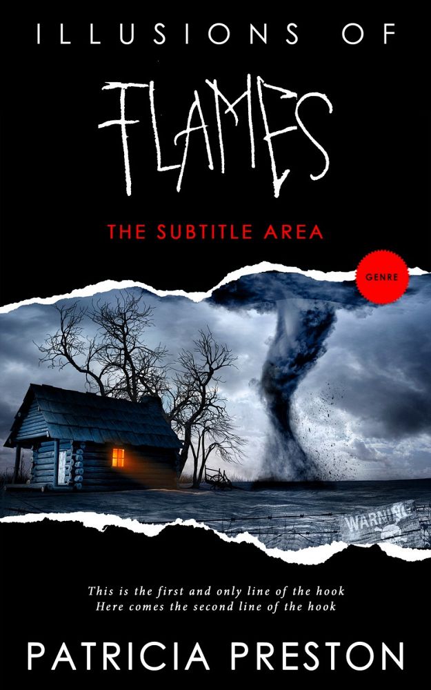 Front view of Chatelle #5285 - Premade Horror Book Cover | BookCoverZone