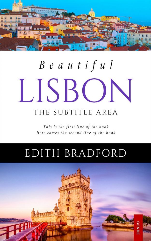 Front view of Lily #5313 - Premade Travel Book Cover | BookCoverZone