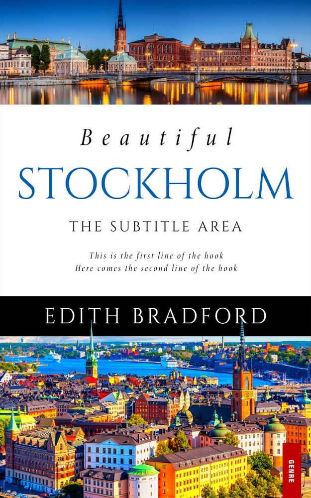 Front view of Di Serria #5326 - Premade Travel Book Cover | BookCoverZone