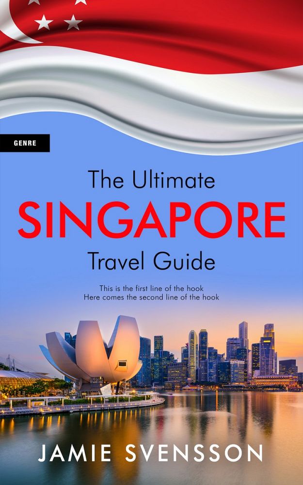 Front view of Chetwode Blue #5416 - Premade Travel Book Cover | BookCoverZone