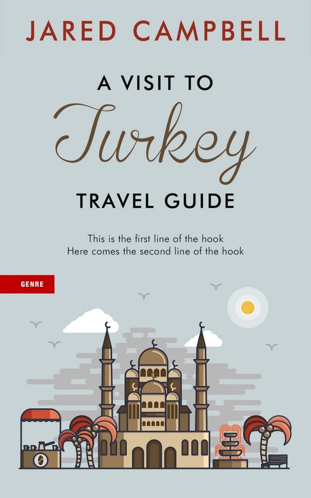 Front view of Tiara #5446 - Premade Travel Book Cover | BookCoverZone