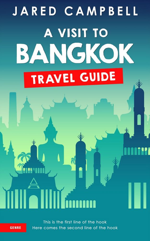 Front view of Jelly Bean #5479 - Premade Travel Book Cover | BookCoverZone