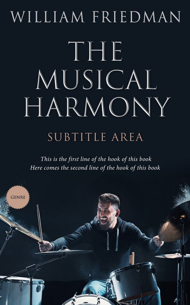 Front view of Aztec #5536 - Premade Music Book Cover | BookCoverZone