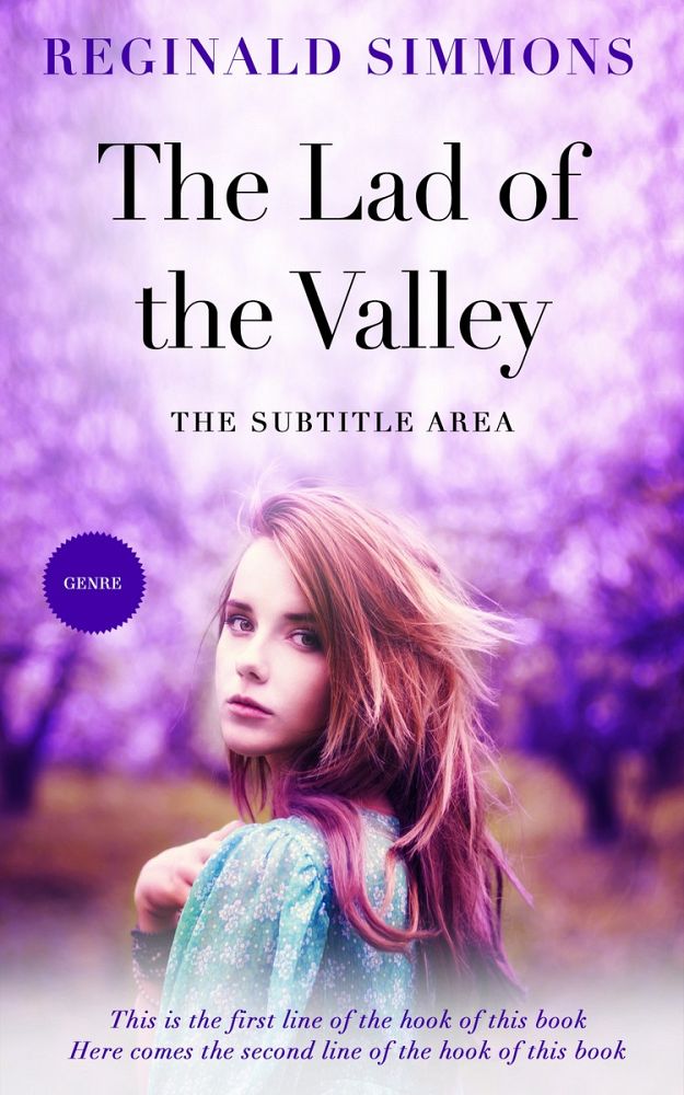 Front view of French Lilac #5678 - Premade Romance Book Cover | BookCoverZone