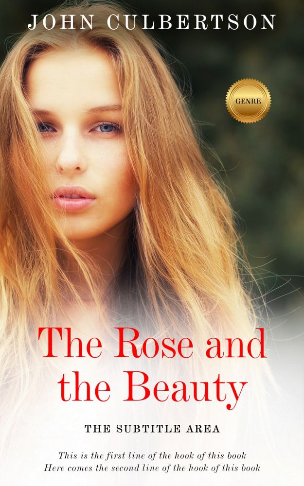 Front view of Rangitoto #5703 - Premade Romance Book Cover | BookCoverZone