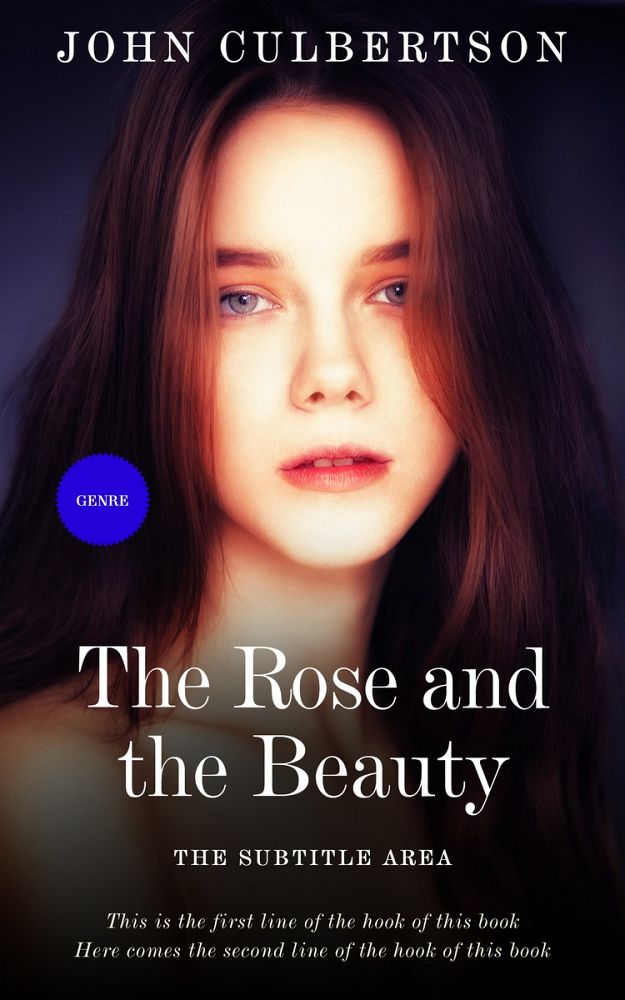 Front view of Calico #5705 - Premade Romance Book Cover | BookCoverZone