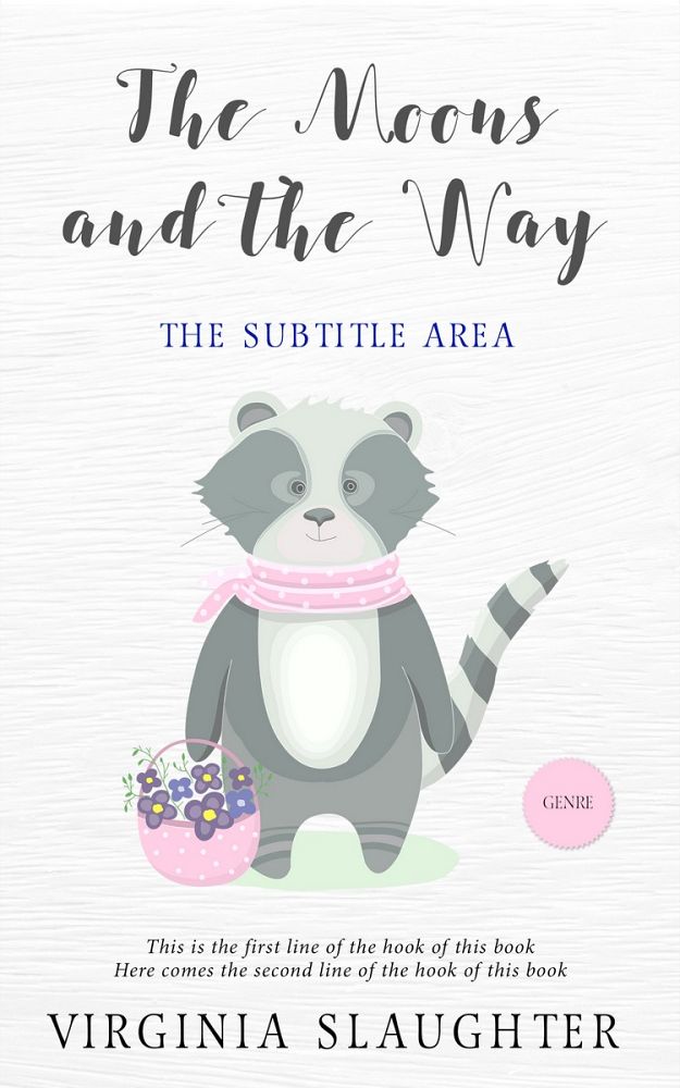 Front view of Bon Jour #5718 - Premade Children's Book Cover | BookCoverZone