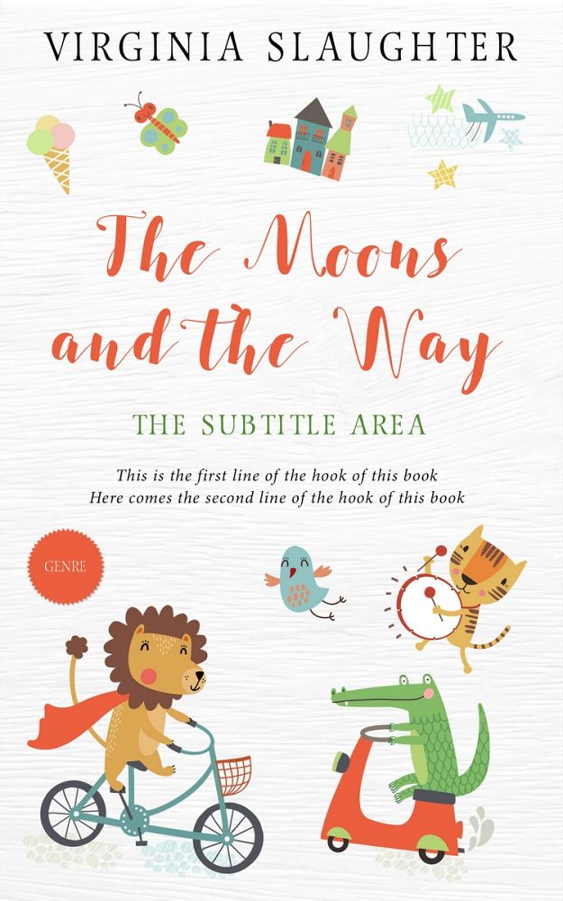 Front view of Desert Storm #5720 - Premade Children's Book Cover | BookCoverZone