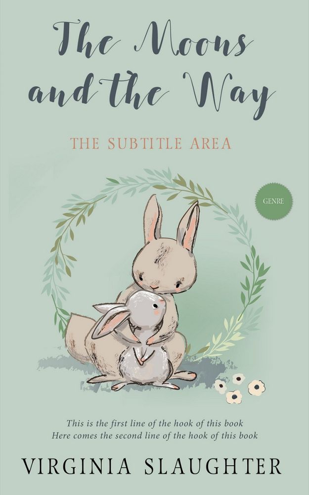 Front view of Clay Ash #5722 - Premade Children's Book Cover | BookCoverZone