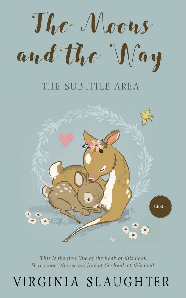 Front view of Tower Gray #5723 - Premade Children's Book Cover | BookCoverZone
