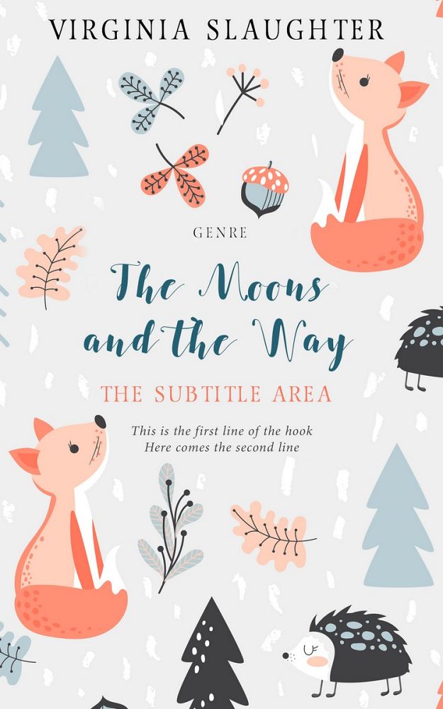Front view of Pampas #5725 - Premade Children's Book Cover | BookCoverZone