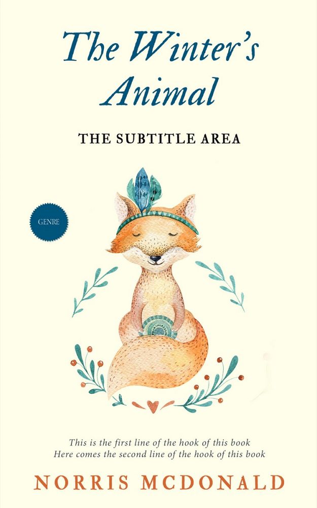 Front view of Rum Swizzle #5736 - Premade Children's Book Cover | BookCoverZone
