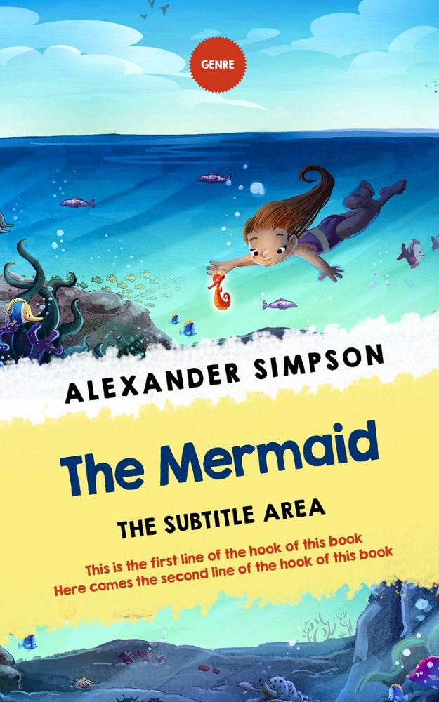 Front view of Matisse #5766 - Premade Children's Book Cover | BookCoverZone