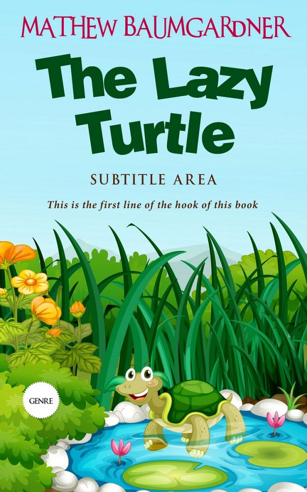 Front view of Ice Cold #5774 - Premade Children's Book Cover | BookCoverZone