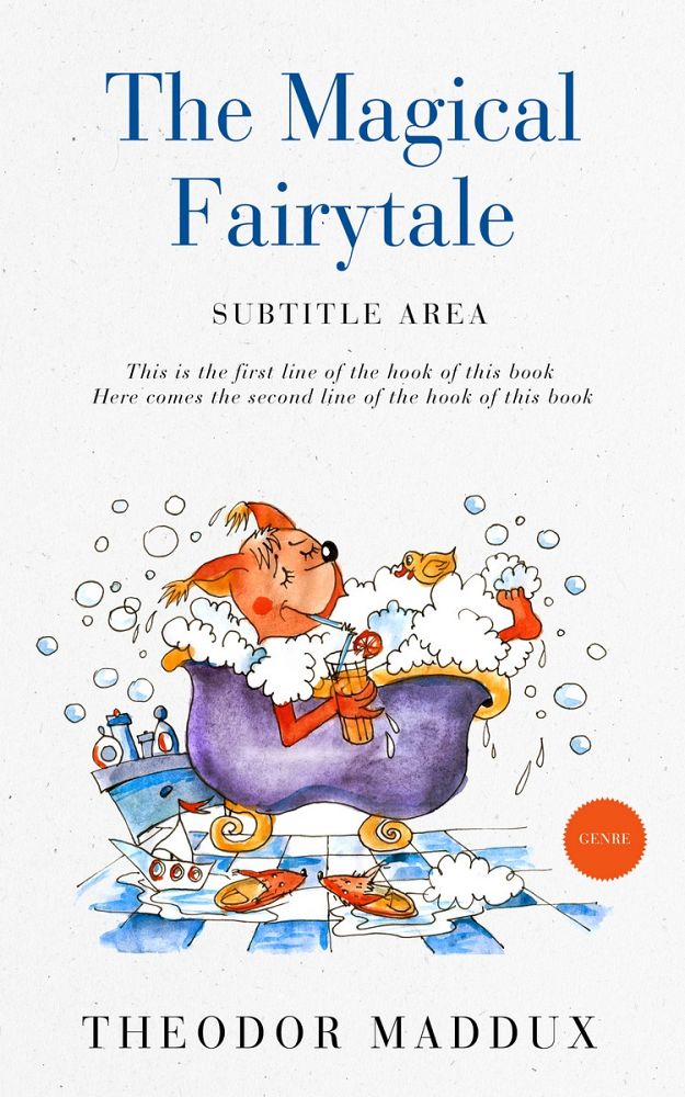 Front view of Athens Gray #5781 - Premade Children's Book Cover | BookCoverZone