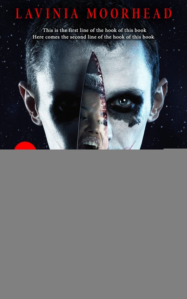 Front view of Pale Slate #5835 - Premade Horror Book Cover | BookCoverZone