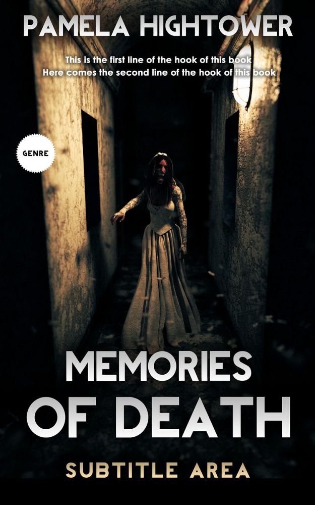 Front view of Vanilla #5843 - Premade Horror Book Cover | BookCoverZone