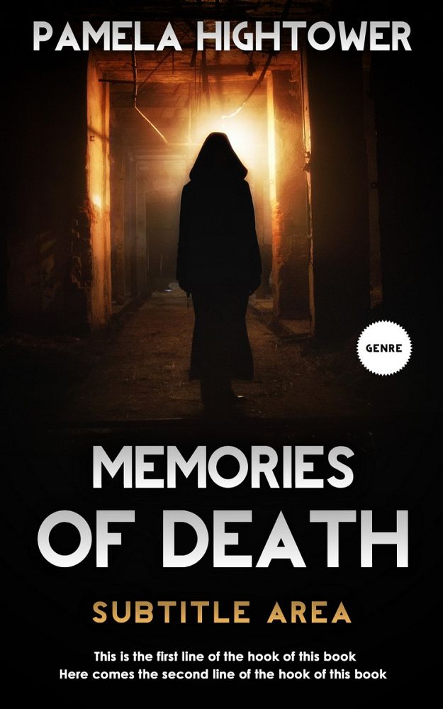 Front view of Sorrell Brown #5844 - Premade Horror Book Cover | BookCoverZone