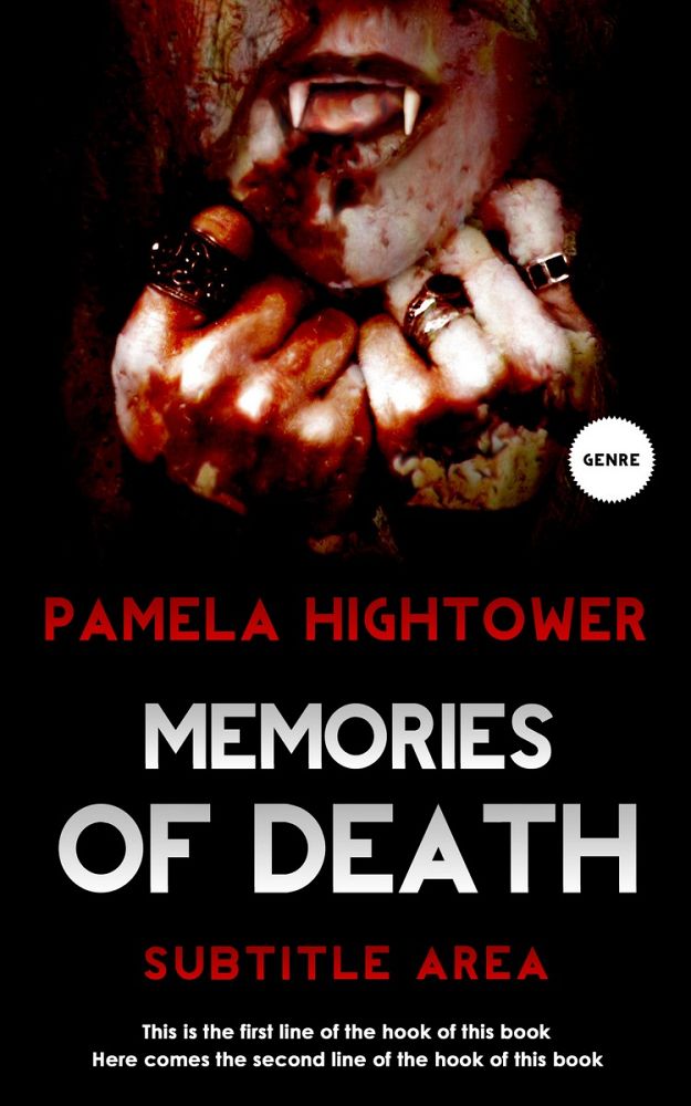 Front view of Old Rose #5849 - Premade Horror Book Cover | BookCoverZone
