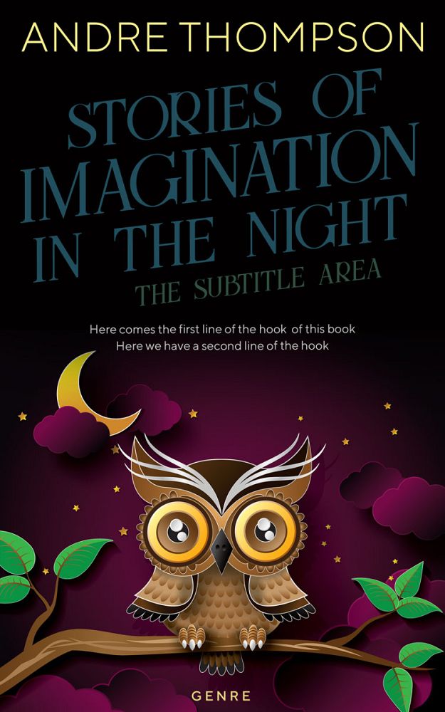 Front view of Gondola #6035 - Premade Children's Book Cover | BookCoverZone