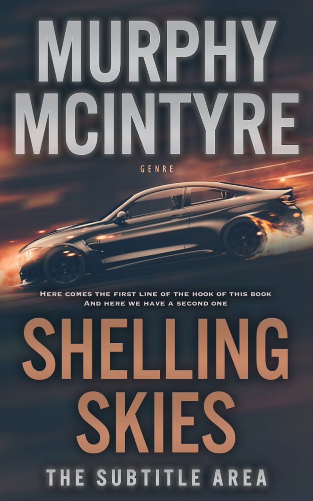 Front view of Quicksand #6131 - Premade Science Fiction Book Cover | BookCoverZone