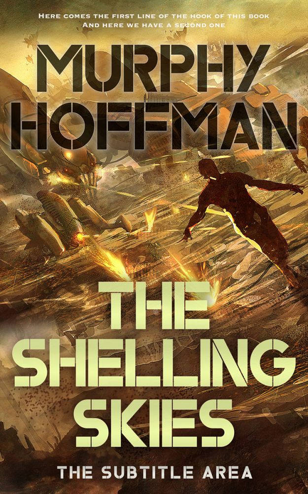 Front view of Metallic Bronze #6224 - Premade Science Fiction Book Cover | BookCoverZone