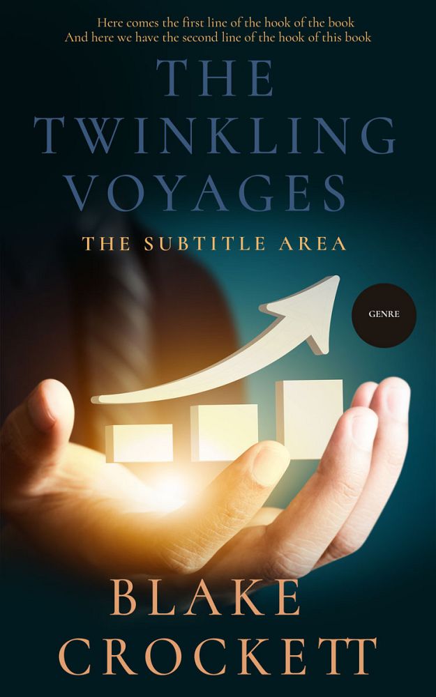 Front view of Brandy #6334 - Premade Business Book Cover | BookCoverZone