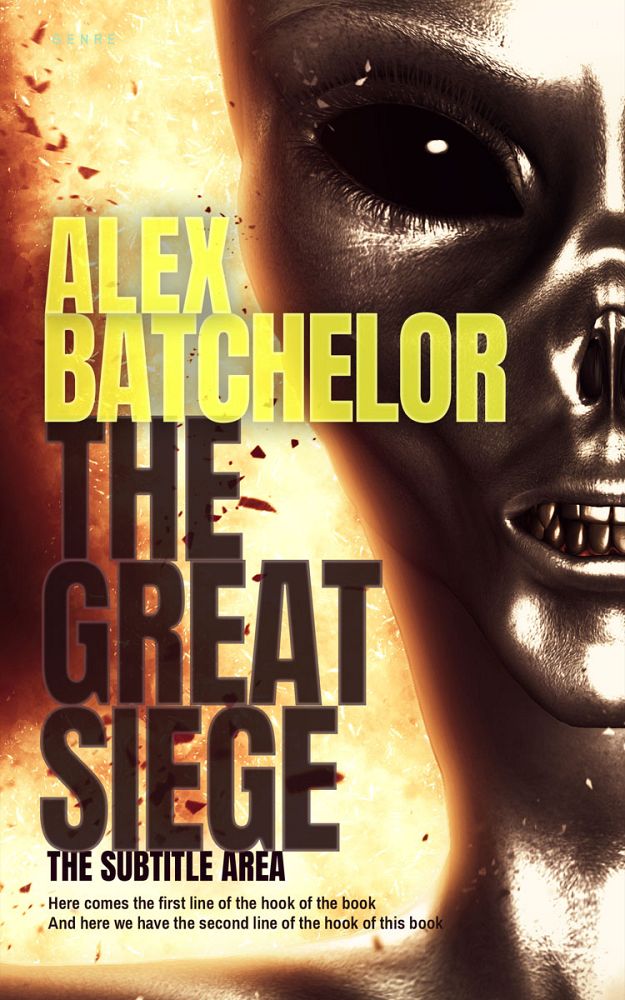 Front view of New Orleans #6582 - Premade Science Fiction Book Cover | BookCoverZone