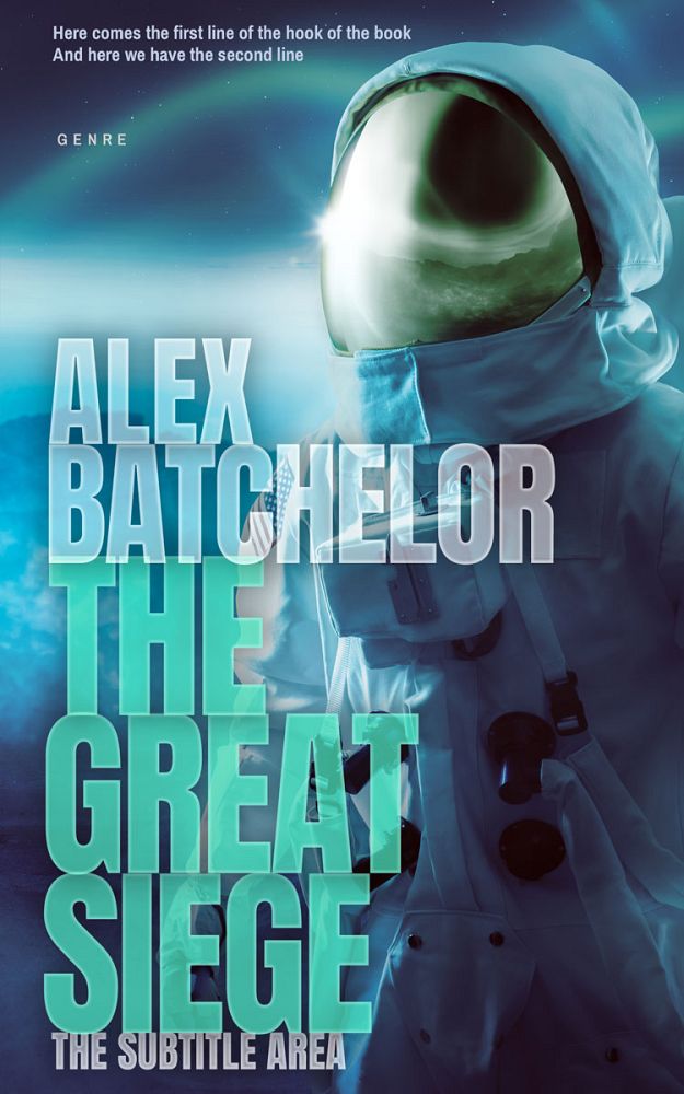 Front view of Pickled Bluewood #6584 - Premade Science Fiction Book Cover | BookCoverZone