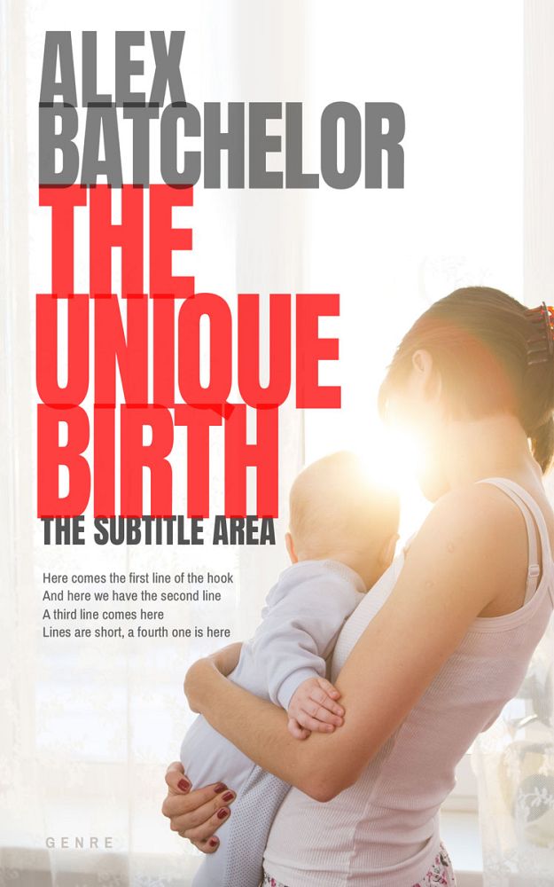 Front view of Pearl Bush #6603 - Premade Family & Parenting Book Cover | BookCoverZone