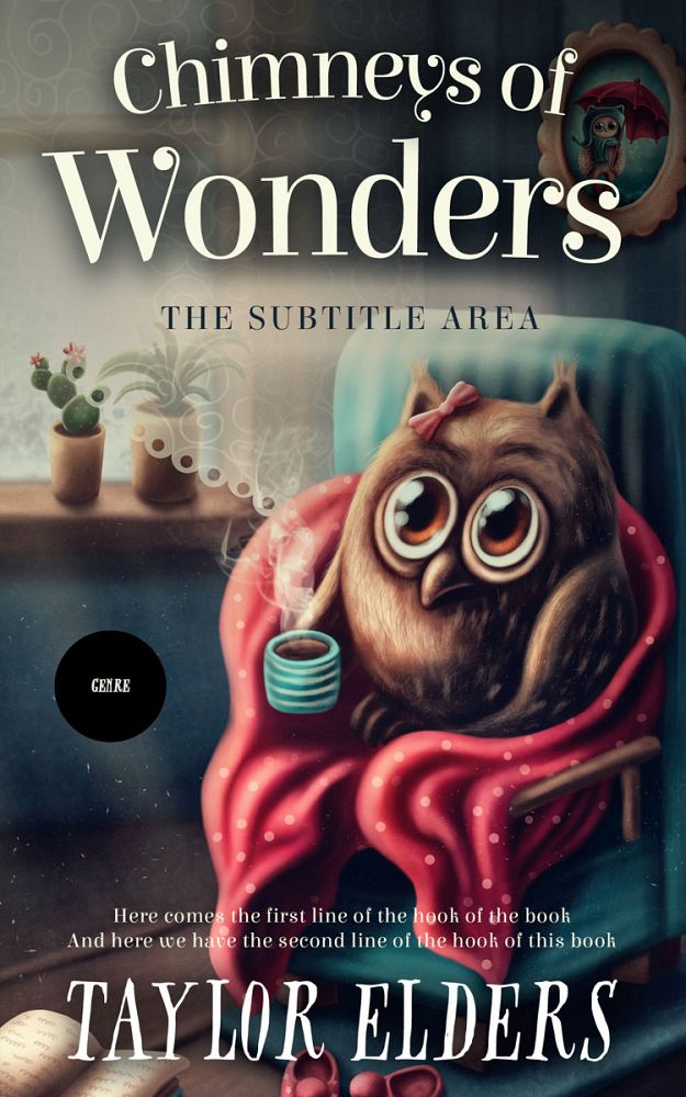 Front view of Shark #6624 - Premade Children's Book Cover | BookCoverZone