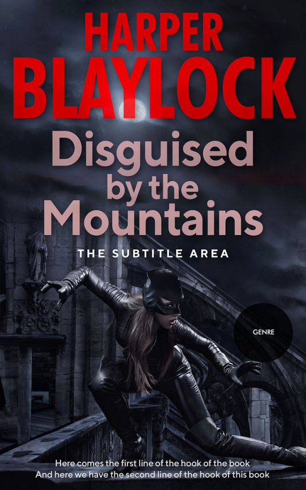 Front view of Ebony Clay #6732 - Premade Action & Adventure Book Cover | BookCoverZone