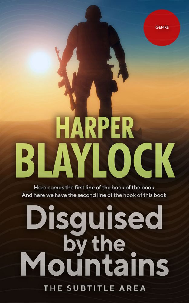 Front view of Tan #6743 - Premade Mystery & Thriller & Suspense Book Cover | BookCoverZone