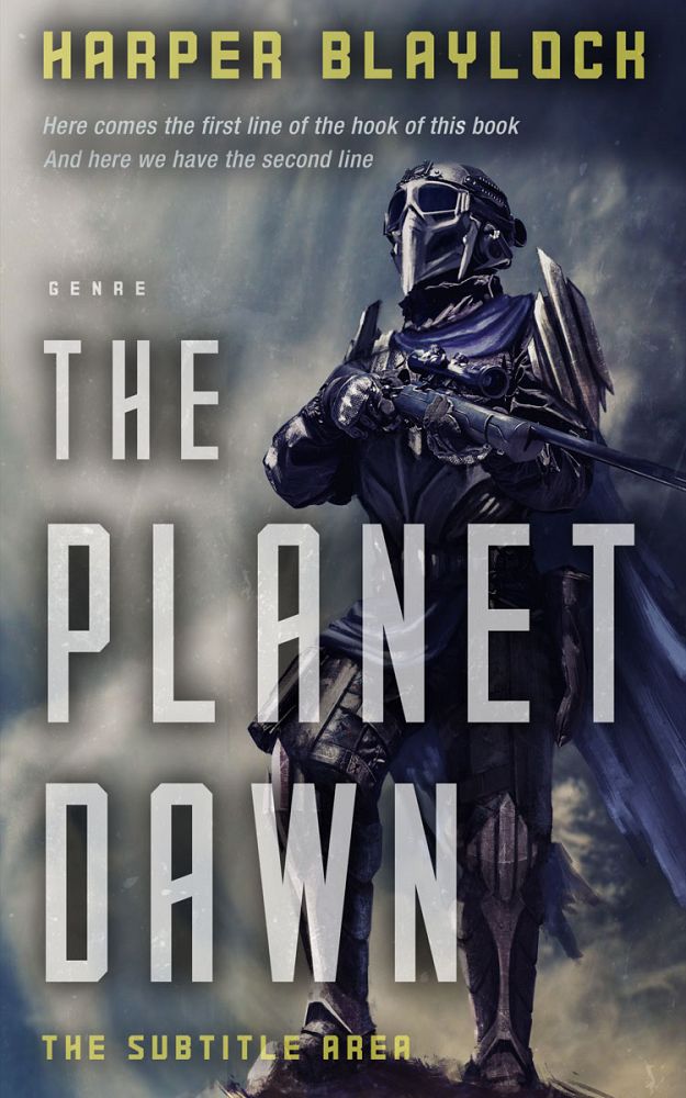 Front view of Tuna #6851 - Premade Science Fiction Book Cover | BookCoverZone