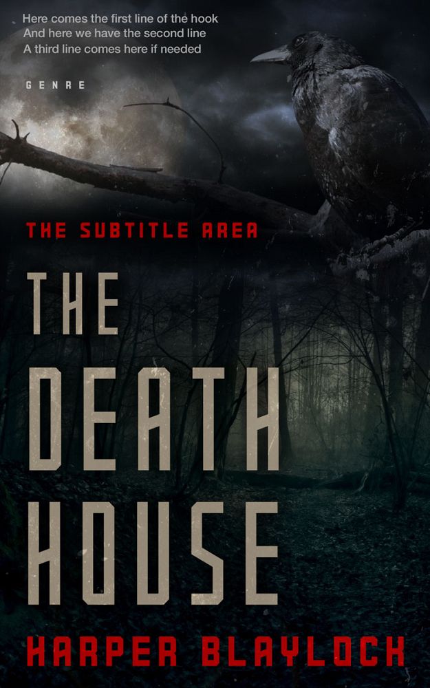 Front view of Bunker #6866 - Premade Horror Book Cover | BookCoverZone