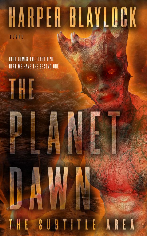 Front view of Walnut #6872 - Premade Science Fiction Book Cover | BookCoverZone