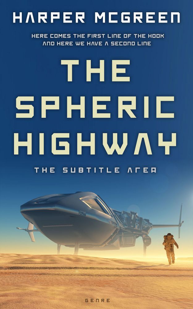 Front view of Astronaut #7018 - Premade Science Fiction Book Cover | BookCoverZone