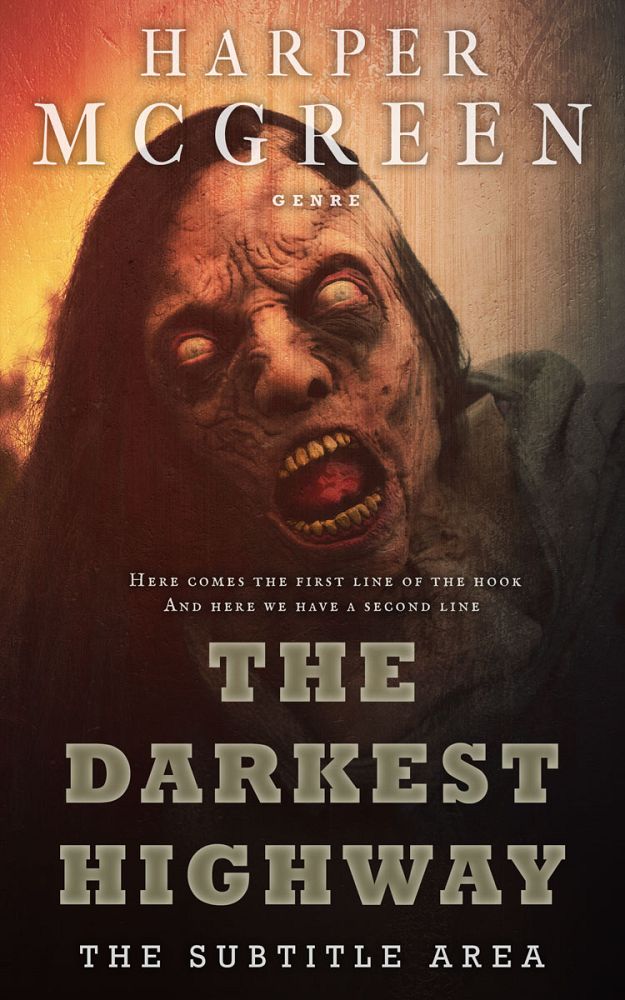 Front view of Whiskey #7028 - Premade Horror Book Cover | BookCoverZone