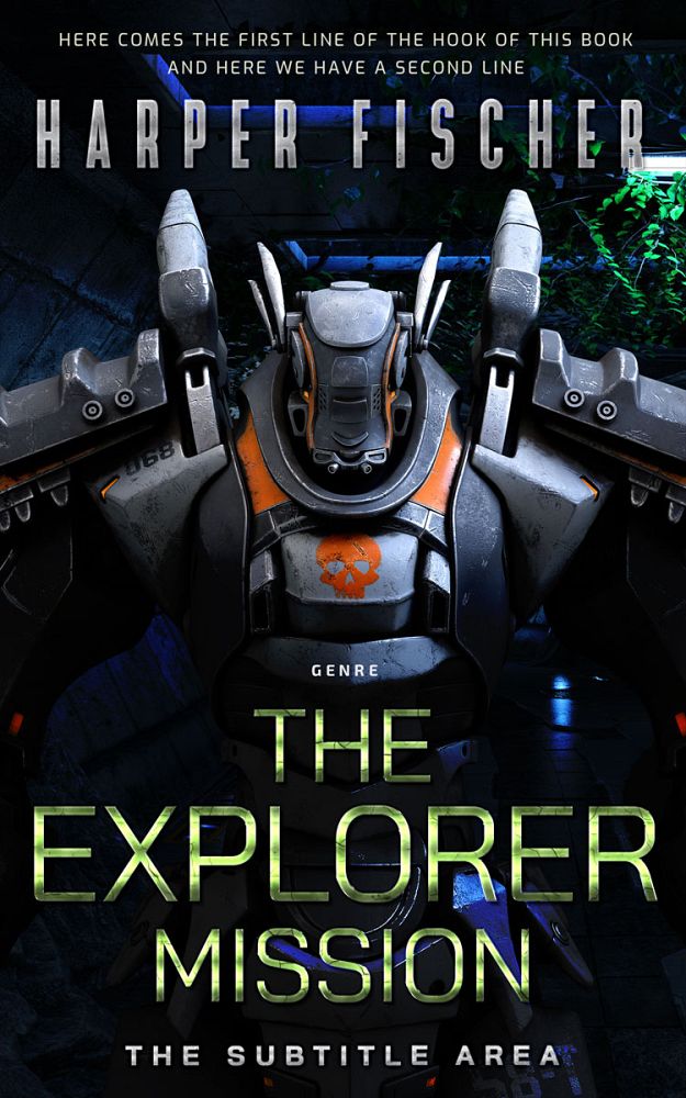 Front view of Bunker #7088 - Premade Science Fiction Book Cover | BookCoverZone