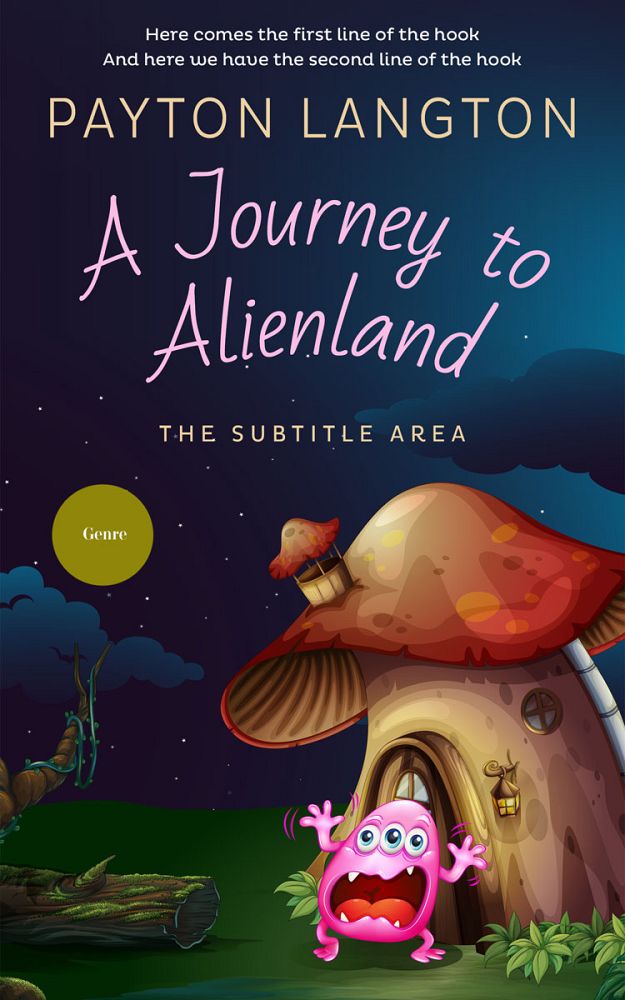 Front view of Charade #7234 - Premade Children's Book Cover | BookCoverZone