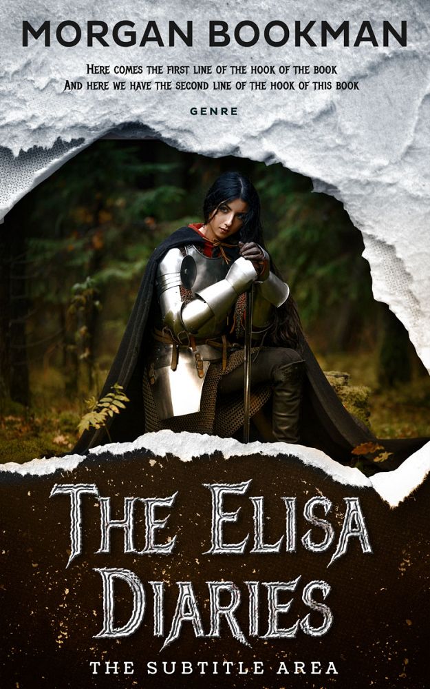 Front view of Eternity #7294 - Premade Fantasy Book Cover | BookCoverZone