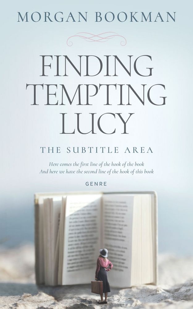 Front view of Geyser #7328 - Premade Abstract Book Cover | BookCoverZone