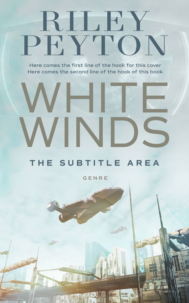 Front view of Nebula #7490 - Premade Science Fiction Book Cover | BookCoverZone