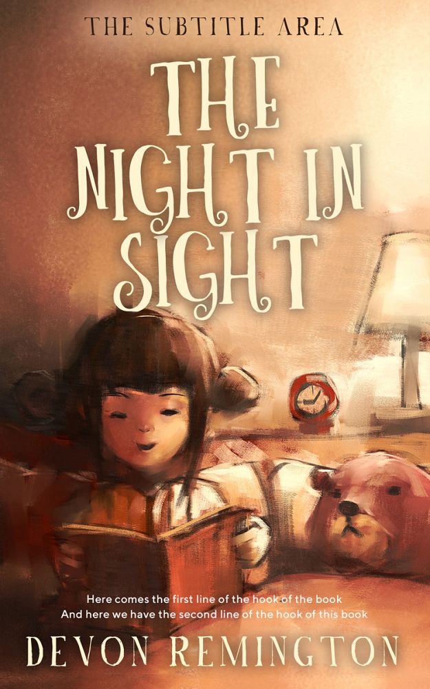 Front view of Antique Brass #7537 - Premade Children's Book Cover | BookCoverZone