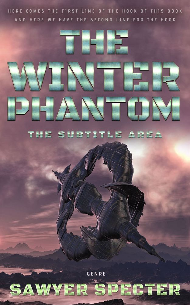 Front view of Falcon #7714 - Premade Science Fiction Book Cover | BookCoverZone