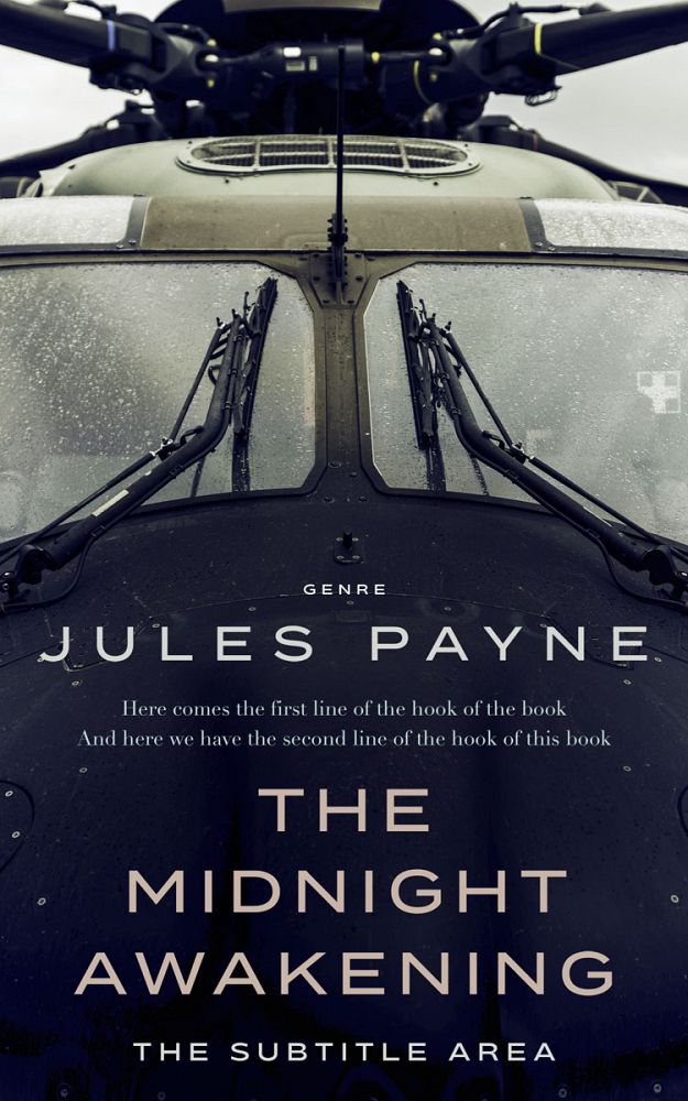 Front view of Mist Gray #7940 - Premade Action & Adventure Book Cover | BookCoverZone