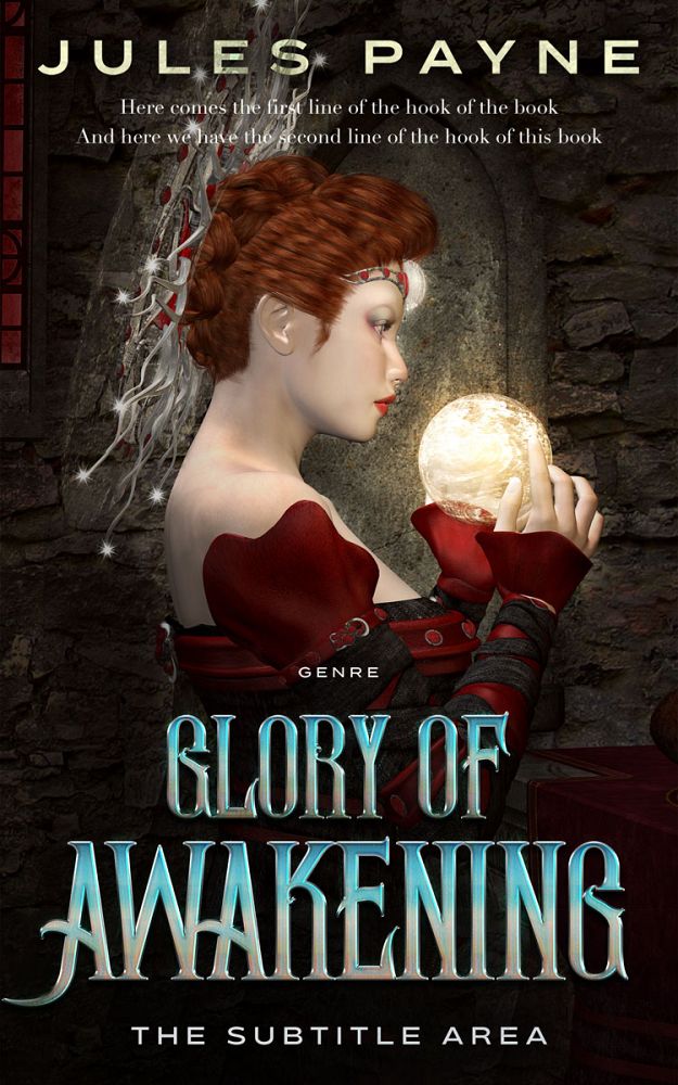 Front view of Night Rider #7960 - Premade Fantasy Book Cover | BookCoverZone
