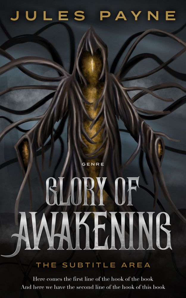 Front view of Shark #7966 - Premade Fantasy Book Cover | BookCoverZone