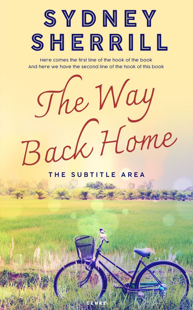Front view of Hampton #7990 - Premade Literary Fiction Book Cover | BookCoverZone